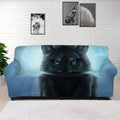 Moonlight Wolf Print Sofa Cover