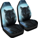 Moonlight Wolf Print Universal Fit Car Seat Covers