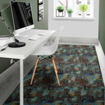 Mosaic Patchwork Pattern Print Area Rug