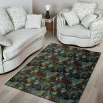 Mosaic Patchwork Pattern Print Area Rug