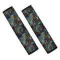 Mosaic Patchwork Pattern Print Car Seat Belt Covers