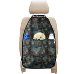 Mosaic Patchwork Pattern Print Car Seat Organizers