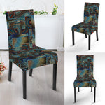 Mosaic Patchwork Pattern Print Dining Chair Slipcover