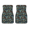 Mosaic Patchwork Pattern Print Front Car Floor Mats