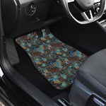 Mosaic Patchwork Pattern Print Front Car Floor Mats