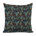 Mosaic Patchwork Pattern Print Pillow Cover