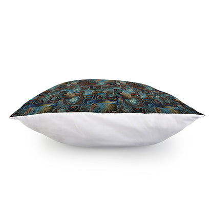 Mosaic Patchwork Pattern Print Pillow Cover