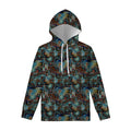 Mosaic Patchwork Pattern Print Pullover Hoodie