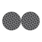 Motorcycle And Angel Pattern Print Car Coasters