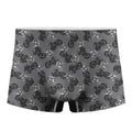 Motorcycle And Angel Pattern Print Men's Boxer Briefs