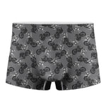 Motorcycle And Angel Pattern Print Men's Boxer Briefs