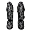 Motorcycle And Angel Pattern Print Muay Thai Shin Guards