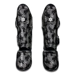 Motorcycle And Angel Pattern Print Muay Thai Shin Guard