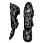 Motorcycle And Angel Pattern Print Muay Thai Shin Guard