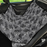 Motorcycle And Angel Pattern Print Pet Car Back Seat Cover