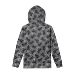Motorcycle And Angel Pattern Print Pullover Hoodie