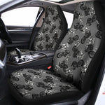 Motorcycle And Angel Pattern Print Universal Fit Car Seat Covers