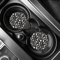 Motorcycle Equipment Pattern Print Car Coasters