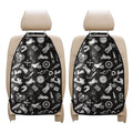 Motorcycle Equipment Pattern Print Car Seat Organizers