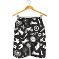 Motorcycle Equipment Pattern Print Men's Shorts