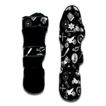 Motorcycle Equipment Pattern Print Muay Thai Shin Guard