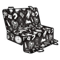 Motorcycle Equipment Pattern Print Pet Car Back Seat Cover