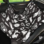 Motorcycle Equipment Pattern Print Pet Car Back Seat Cover