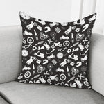 Motorcycle Equipment Pattern Print Pillow Cover
