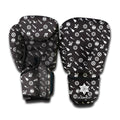 Motorcycle Parts Pattern Print Boxing Gloves