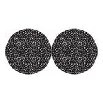 Motorcycle Parts Pattern Print Car Coasters