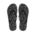 Motorcycle Parts Pattern Print Flip Flops