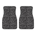 Motorcycle Parts Pattern Print Front Car Floor Mats