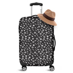 Motorcycle Parts Pattern Print Luggage Cover