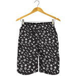 Motorcycle Parts Pattern Print Men's Shorts