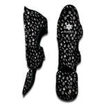 Motorcycle Parts Pattern Print Muay Thai Shin Guard