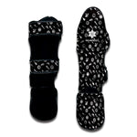 Motorcycle Parts Pattern Print Muay Thai Shin Guard