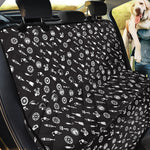 Motorcycle Parts Pattern Print Pet Car Back Seat Cover