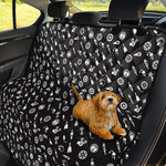 Motorcycle Parts Pattern Print Pet Car Back Seat Cover