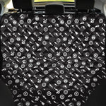 Motorcycle Parts Pattern Print Pet Car Back Seat Cover