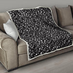 Motorcycle Parts Pattern Print Quilt