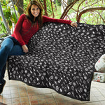 Motorcycle Parts Pattern Print Quilt
