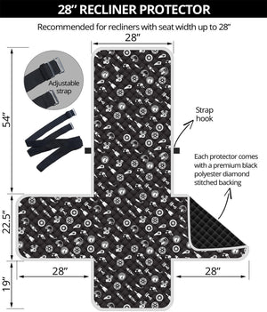 Fish Hook Pattern Print Recliner Protector – GearFrost