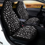 Motorcycle Parts Pattern Print Universal Fit Car Seat Covers