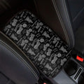 Motorcycle Quote Pattern Print Car Center Console Cover