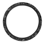 Motorcycle Quote Pattern Print Car Steering Wheel Cover