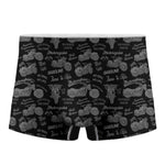 Motorcycle Quote Pattern Print Men's Boxer Briefs