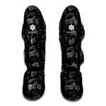 Motorcycle Quote Pattern Print Muay Thai Shin Guard