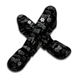 Motorcycle Quote Pattern Print Muay Thai Shin Guard