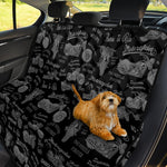 Motorcycle Quote Pattern Print Pet Car Back Seat Cover
