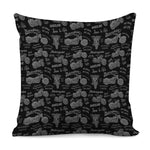 Motorcycle Quote Pattern Print Pillow Cover